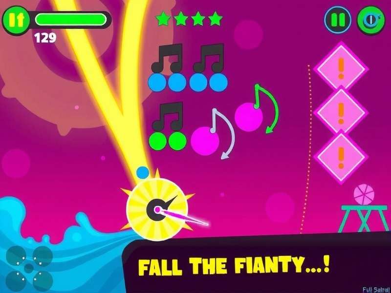 Holi Rhythm Blaster Gameplay Screenshot